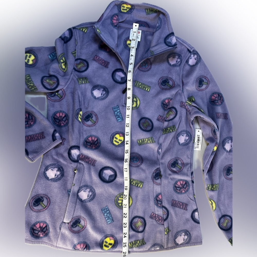 Disney | Marvel | Starwars Women's Polar Fleece Quarter-Zip Mock Jacket S, NWT - Picture 6 of 9